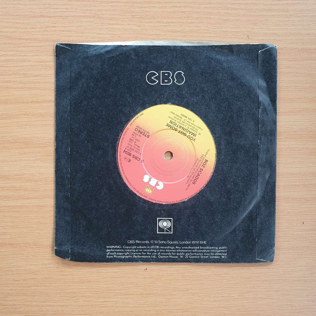 Boz Scaggs  Look What Youve Done To Me | Vinyl 7" Single | (VG+)
