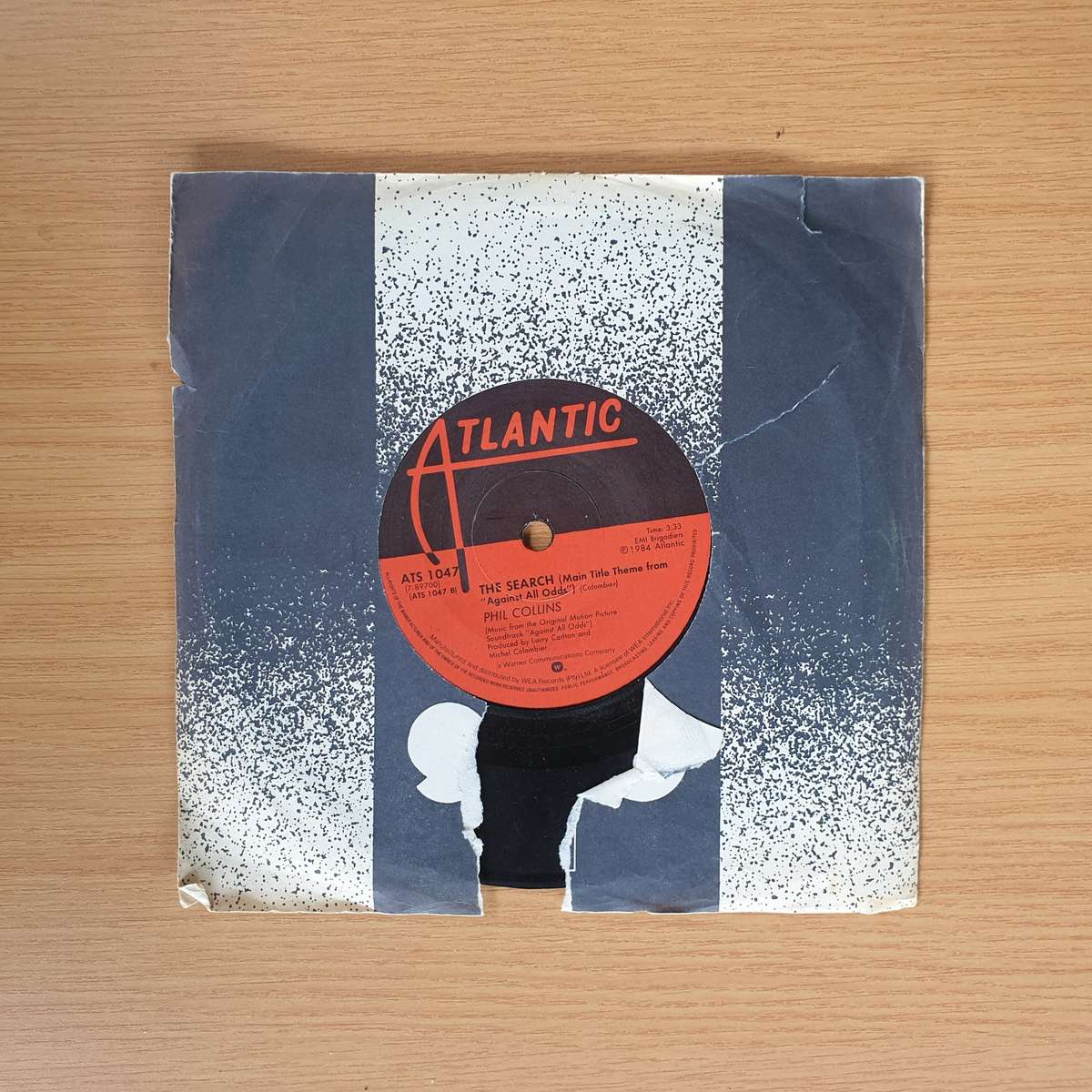 Phil Collins  Against All Odds (Take A Look At Me Now) | Vinyl 7" Single | (VG+)
