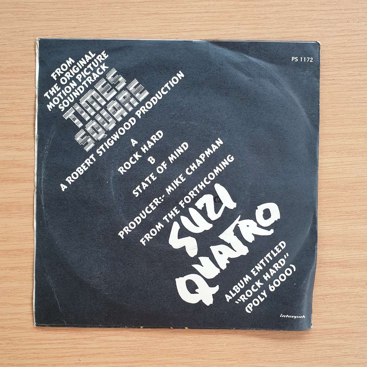 Suzi Quatro  Rock Hard | Vinyl 7" Single | (VG+)