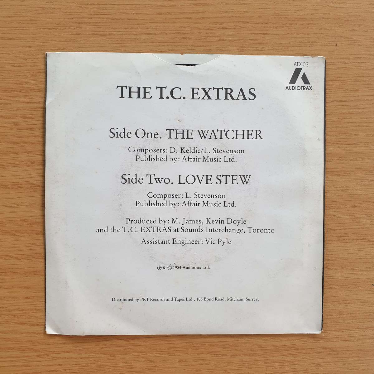 The Extras  The Watcher  | Vinyl 7" Single | (VG+)