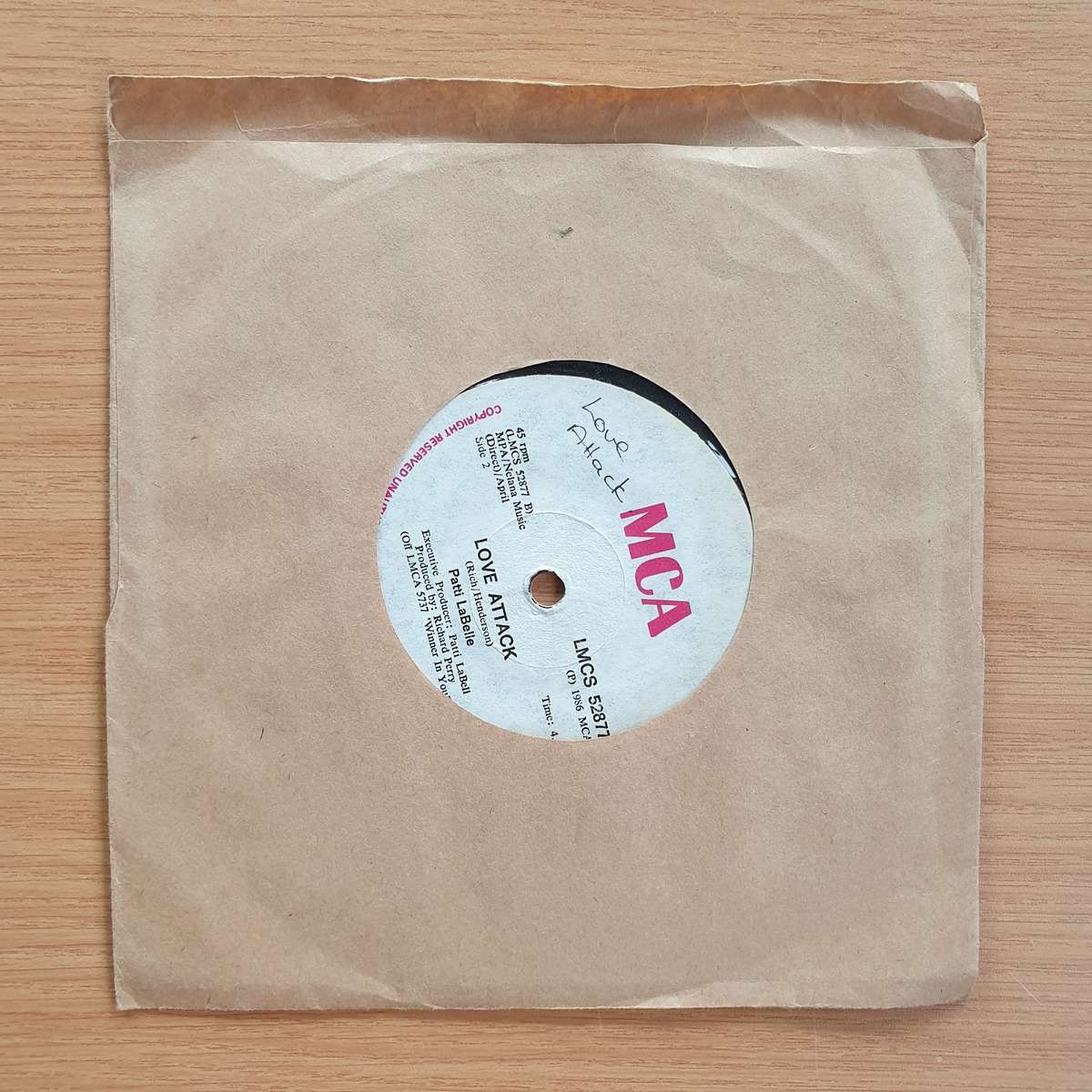 Patti LaBelle  Oh, People (The JM Remix)  | Vinyl 7" Single | (VG+)