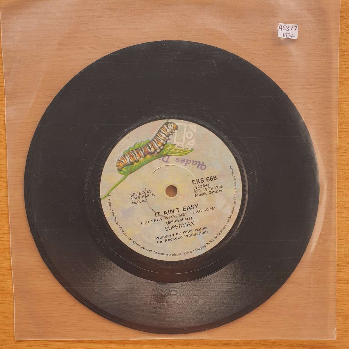 Supermax  It Ain't Easy / Push Push   | Vinyl 7" Single | (VG+)