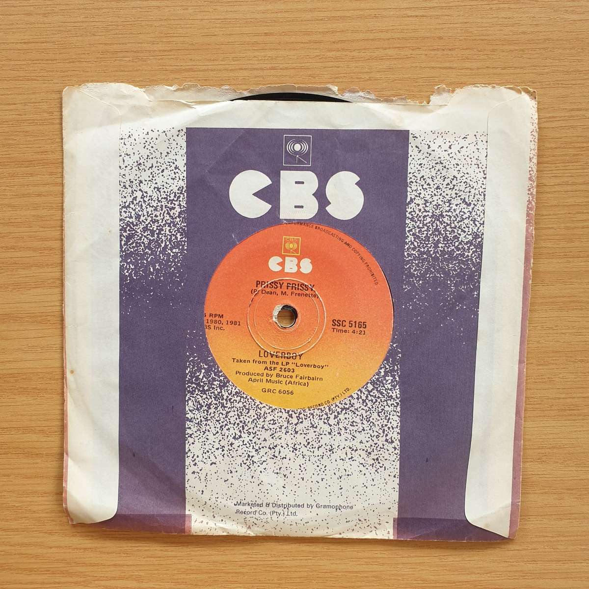 Loverboy  Turn Me Loose   | Vinyl 7" Single | (VG+)