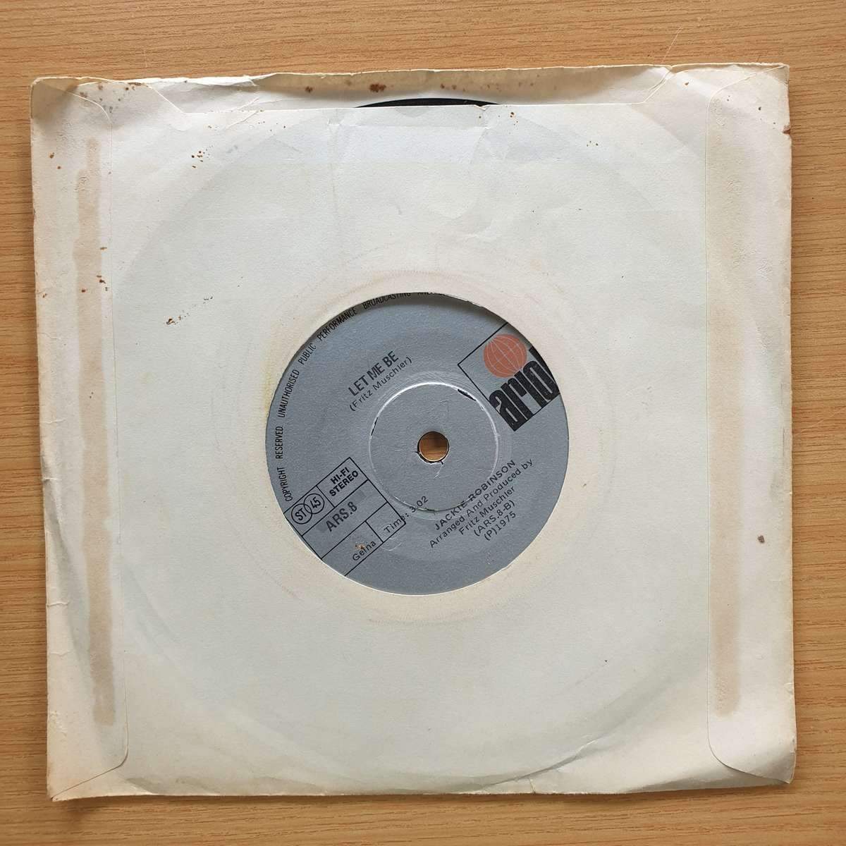 Jackie Robinson  Moving Like A Superstar | Vinyl 7" Single | (VG+)