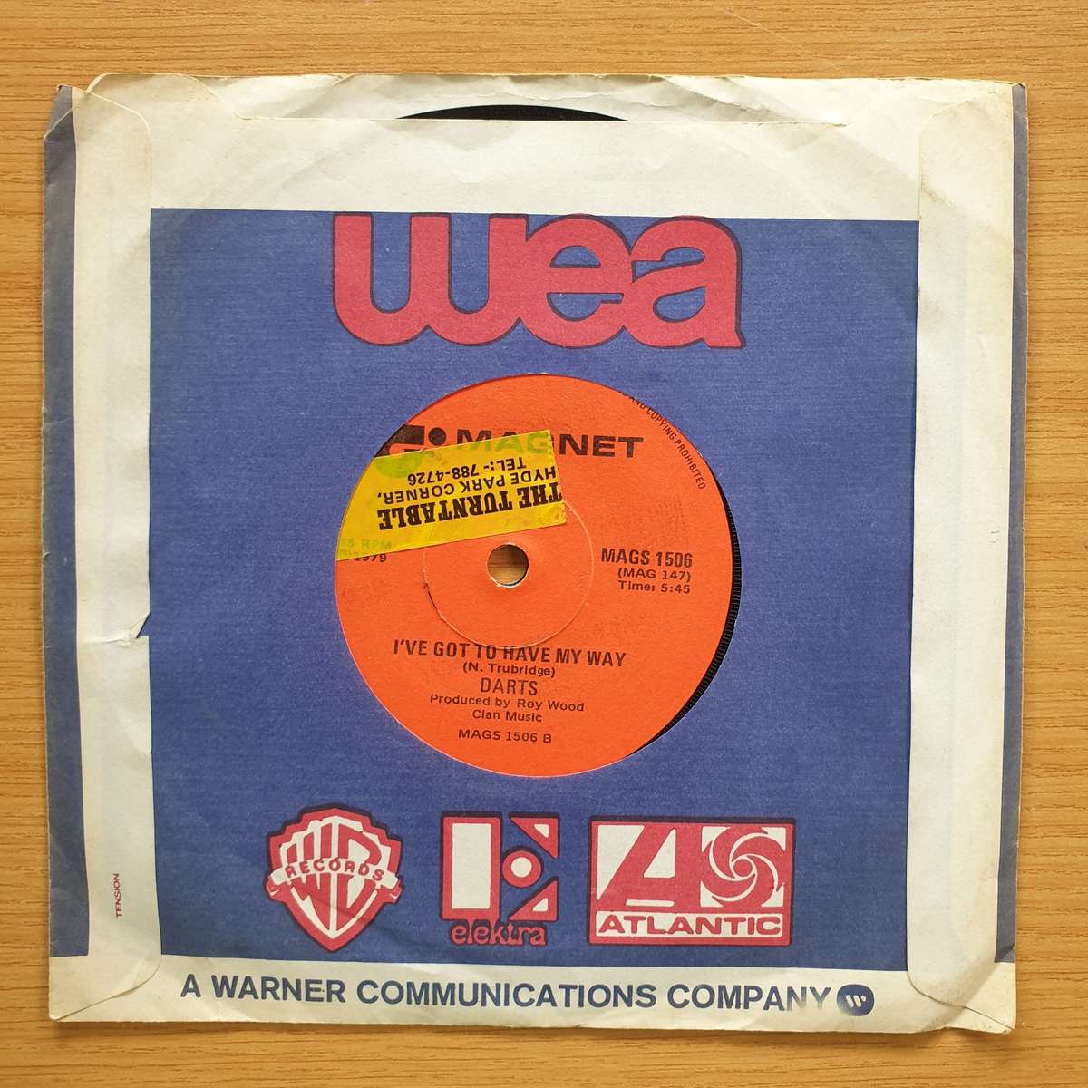 Darts  Duke Of Earl | Vinyl 7" Single | (VG+)