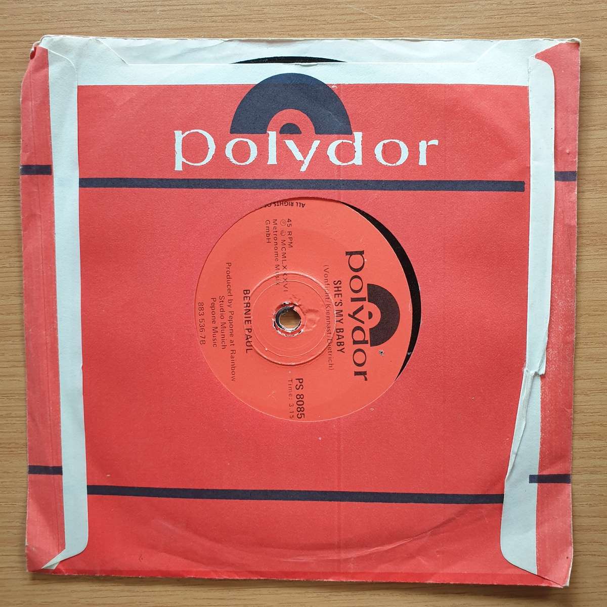 Bernie Paul  Attenzione! Go Go Radio | Vinyl 7" Single | (VG+)