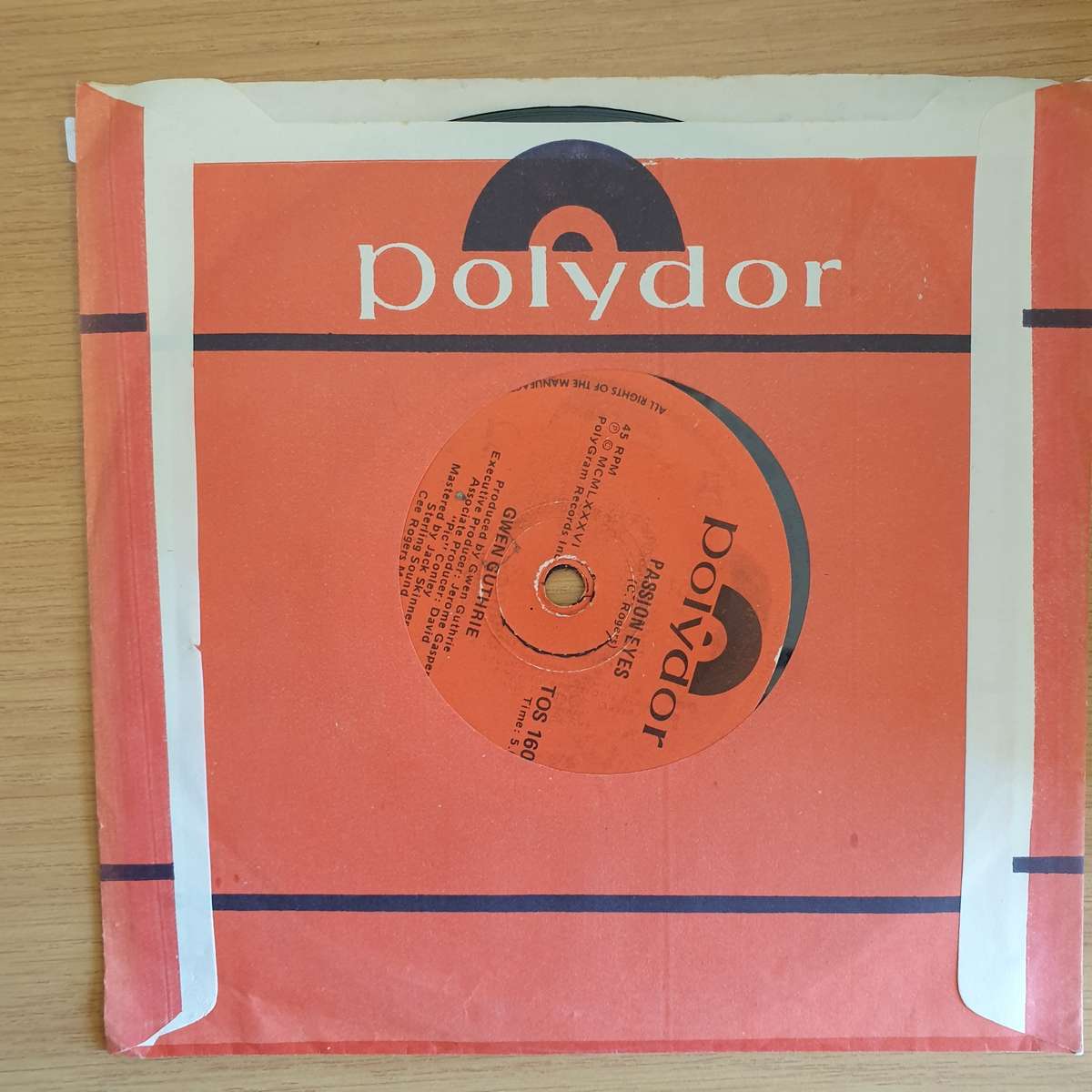 Gwen Guthrie  Ain't Nothin' Goin' On But The Rent | Vinyl 7" Single | (VG+)