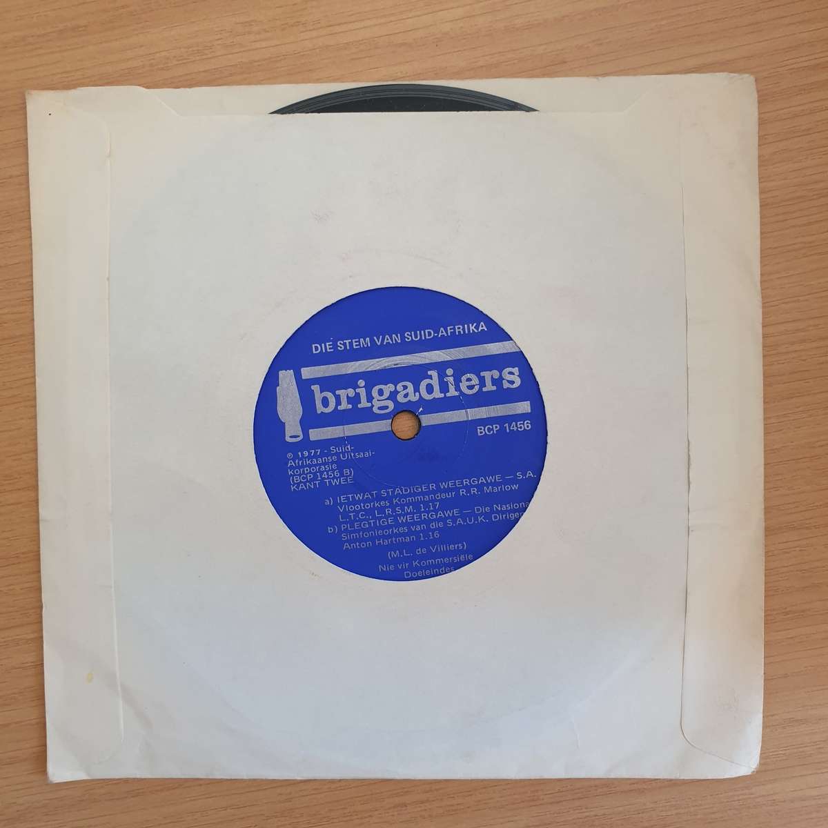 Brigadiers - Die Stem Van Suid-Afrika | Vinyl 7" Single | (VG+)