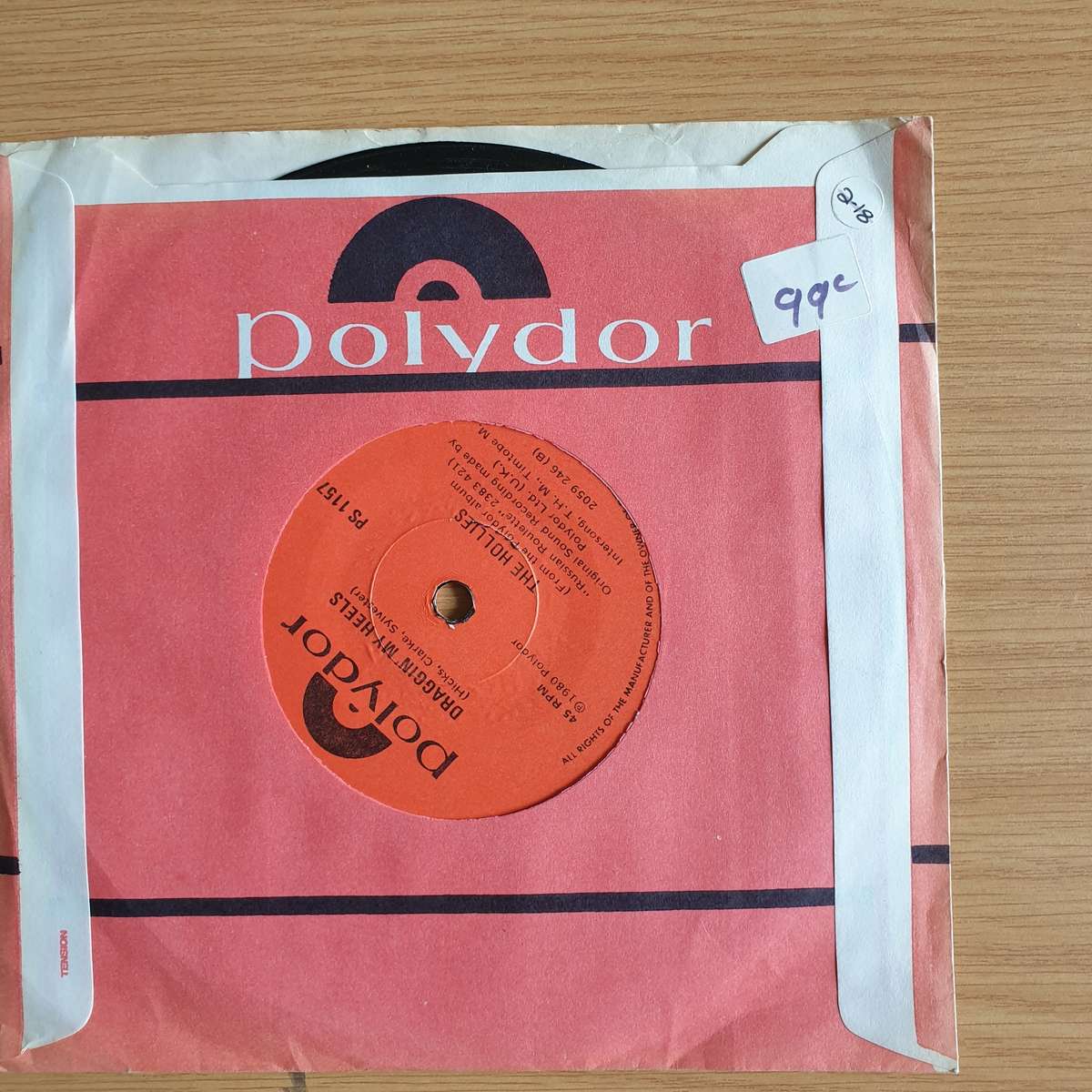 The Hollies  Soldier's Song | Vinyl 7" Single | (VG+)