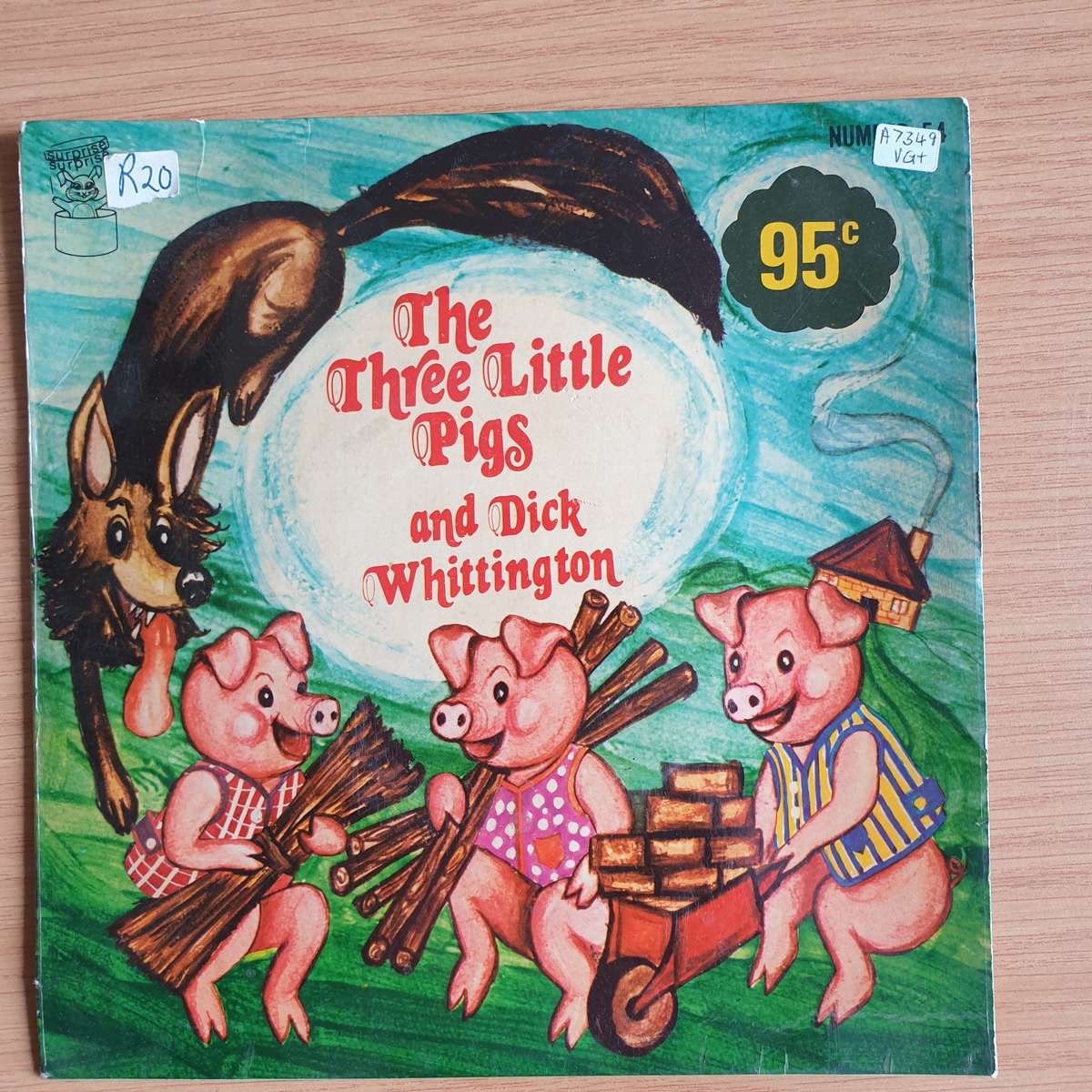 Betty Langford - The Three Little Pigs And Dick Whitington | Vinyl 7" Single | (VG+)