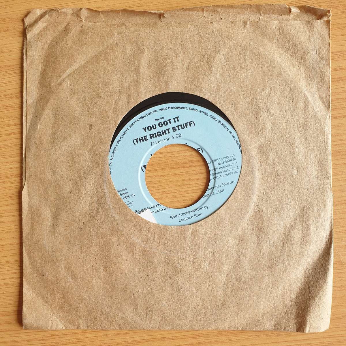 New Kids On The Block  You Got It (The Right Stuff) | Vinyl 7" Single  | (VG+)
