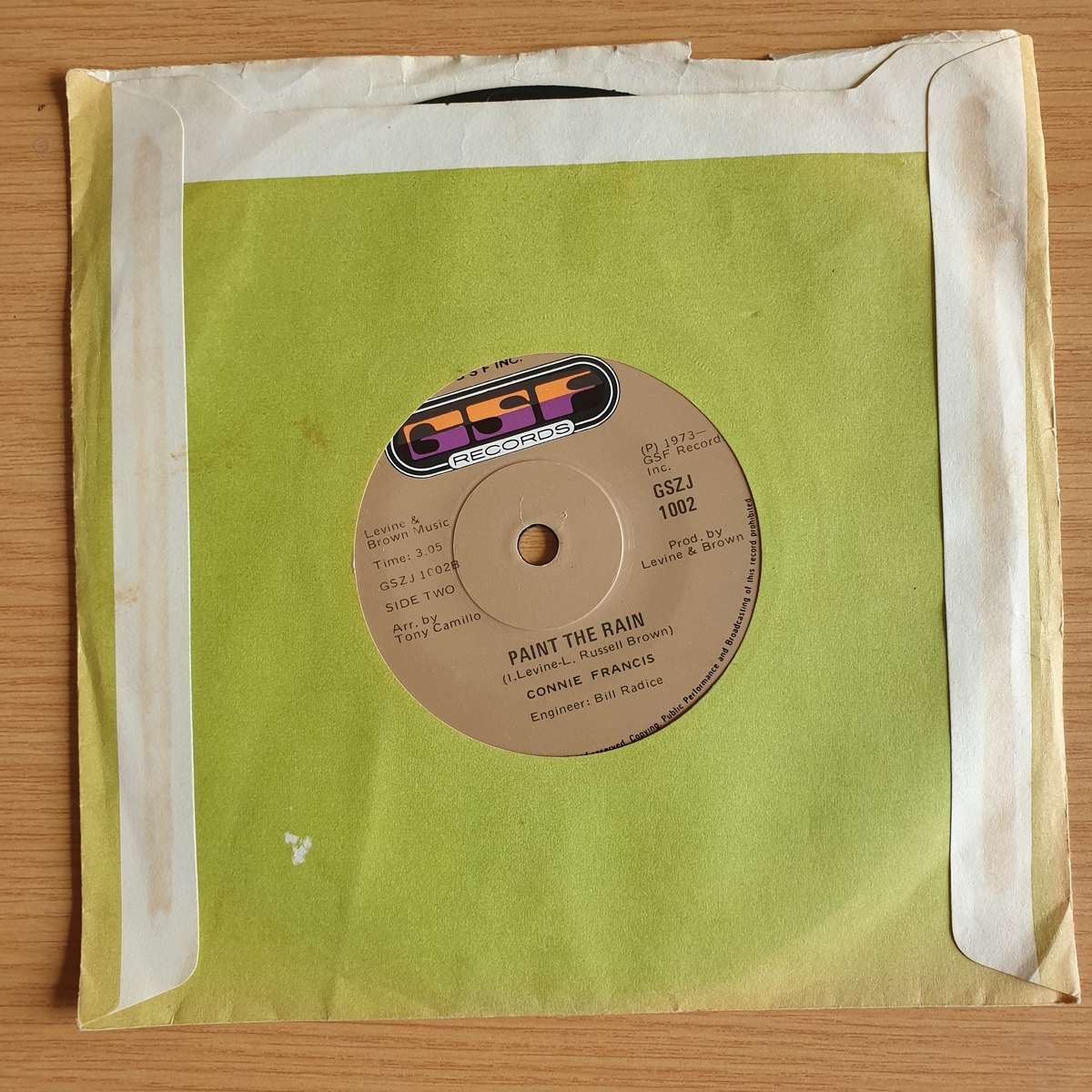 Connie Francis  (Should I Tie A Ribbon Round The Old Oak Tree) The Answer / Paint The Rain | V...