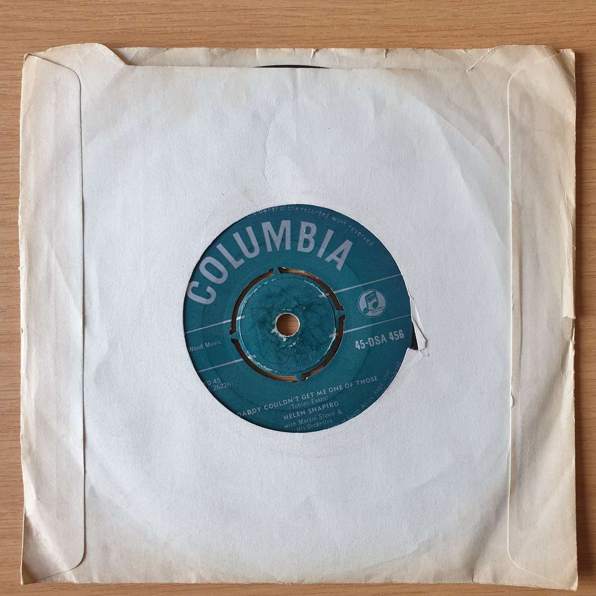 Helen Shapiro  Queen For Tonight / Daddy Couldn't Get Me One Of Those   | Vinyl 7" Single | (VG+)