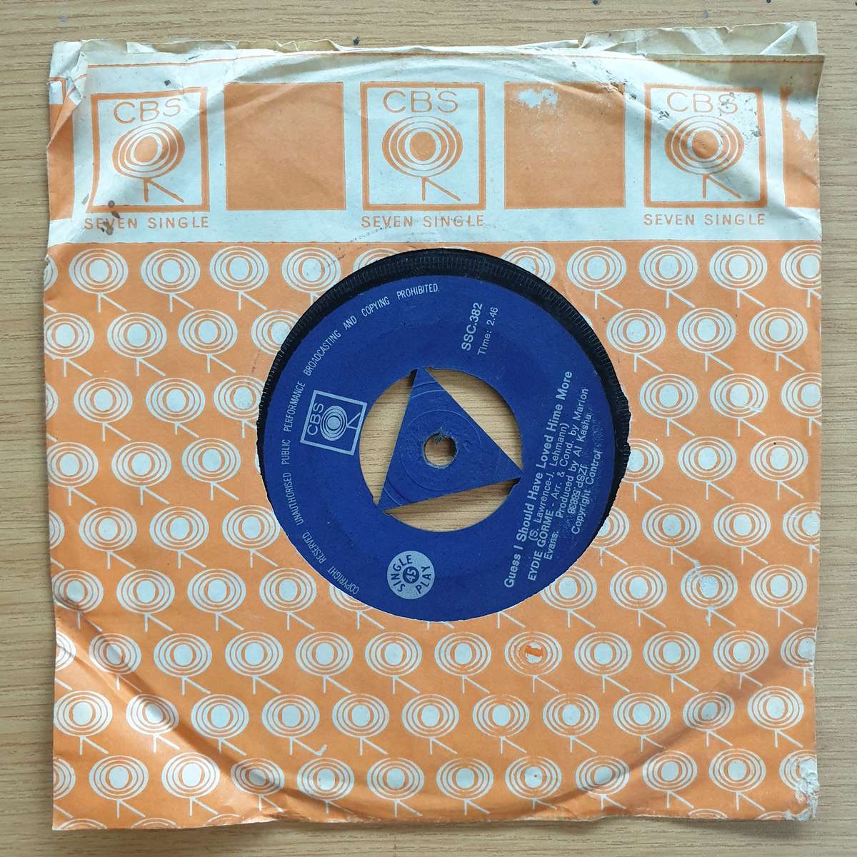 Eydie Gorme  Blame It On The Bossa Nova / Guess I Should Have Loved Him More   | Vinyl 7" Sing...