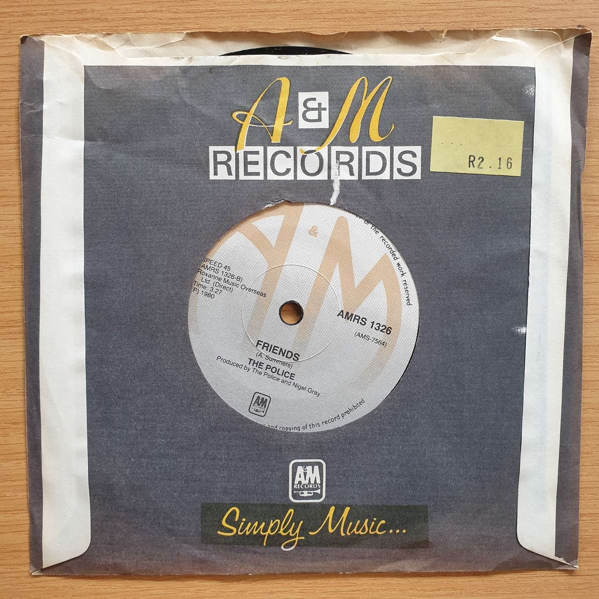 The Police  Don't Stand So Close To Me | Vinyl 7" Single | (VG+)