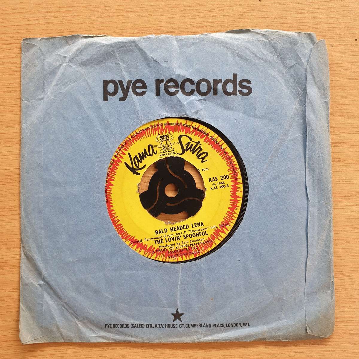The Lovin' Spoonful  Summer In The City | Vinyl 7" Single | (VG+)
