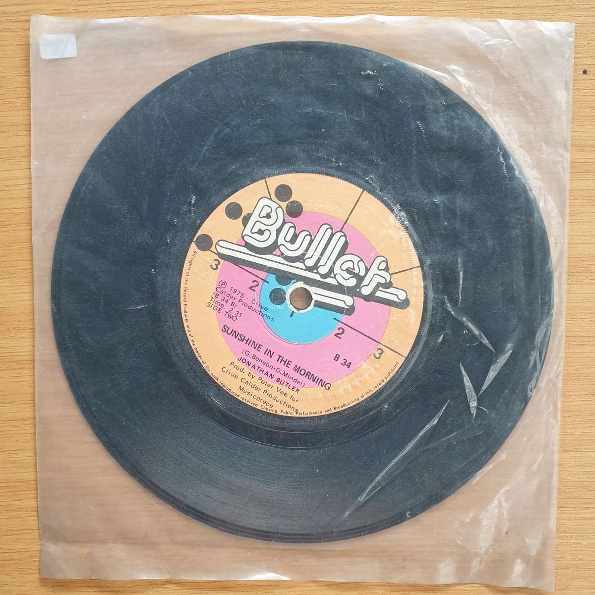 Jonathan Butler - Please Stay / Sunshine In The Morning  | Vinyl 7" Single | (VG+)