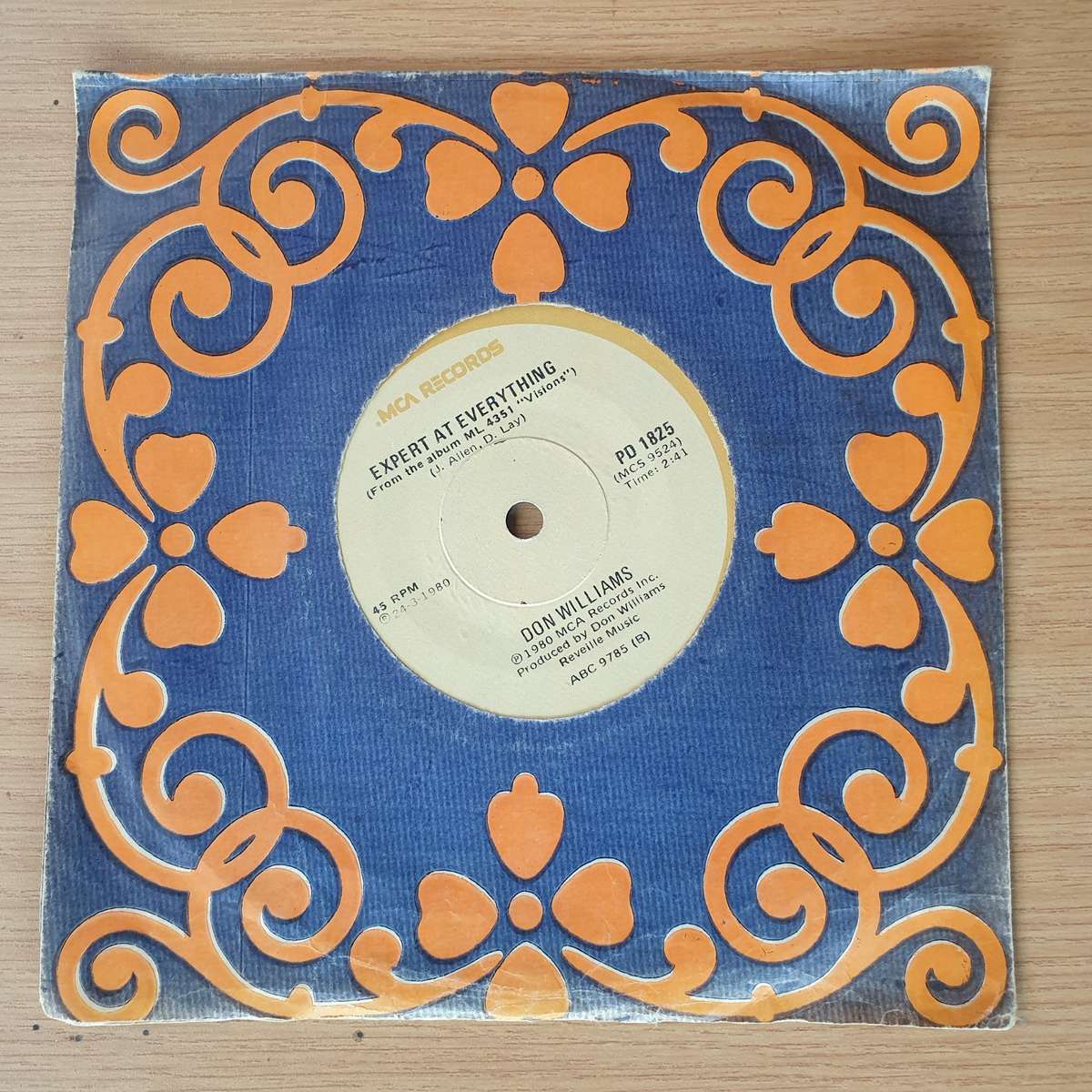 Don Williams - You're My Best Friend / Expert At Everything   | Vinyl 7" Single | (VG+)
