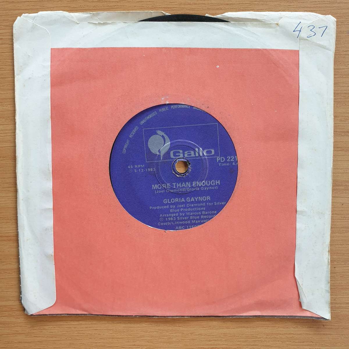 Gloria Gaynor  I Am What I Am   | Vinyl 7" Single | (VG+)