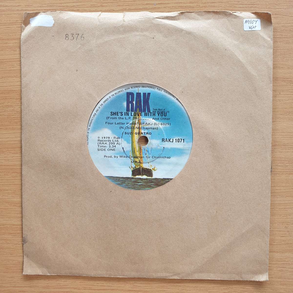 Suzi Quatro  She's In Love With You  | Vinyl 7" Single | (VG+)
