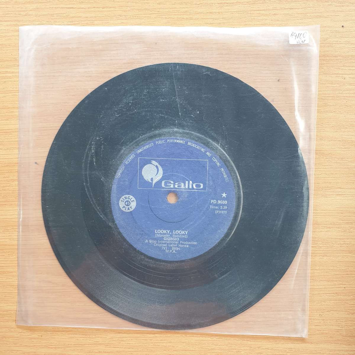 Giorgio   Looky, Looky / Happy Birthday    | Vinyl 7" Single | (VG+)