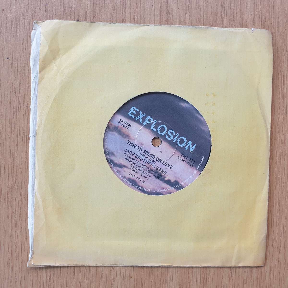 Jade's Bother's Band - Tried To Get You | Vinyl 7" Single | (VG+)