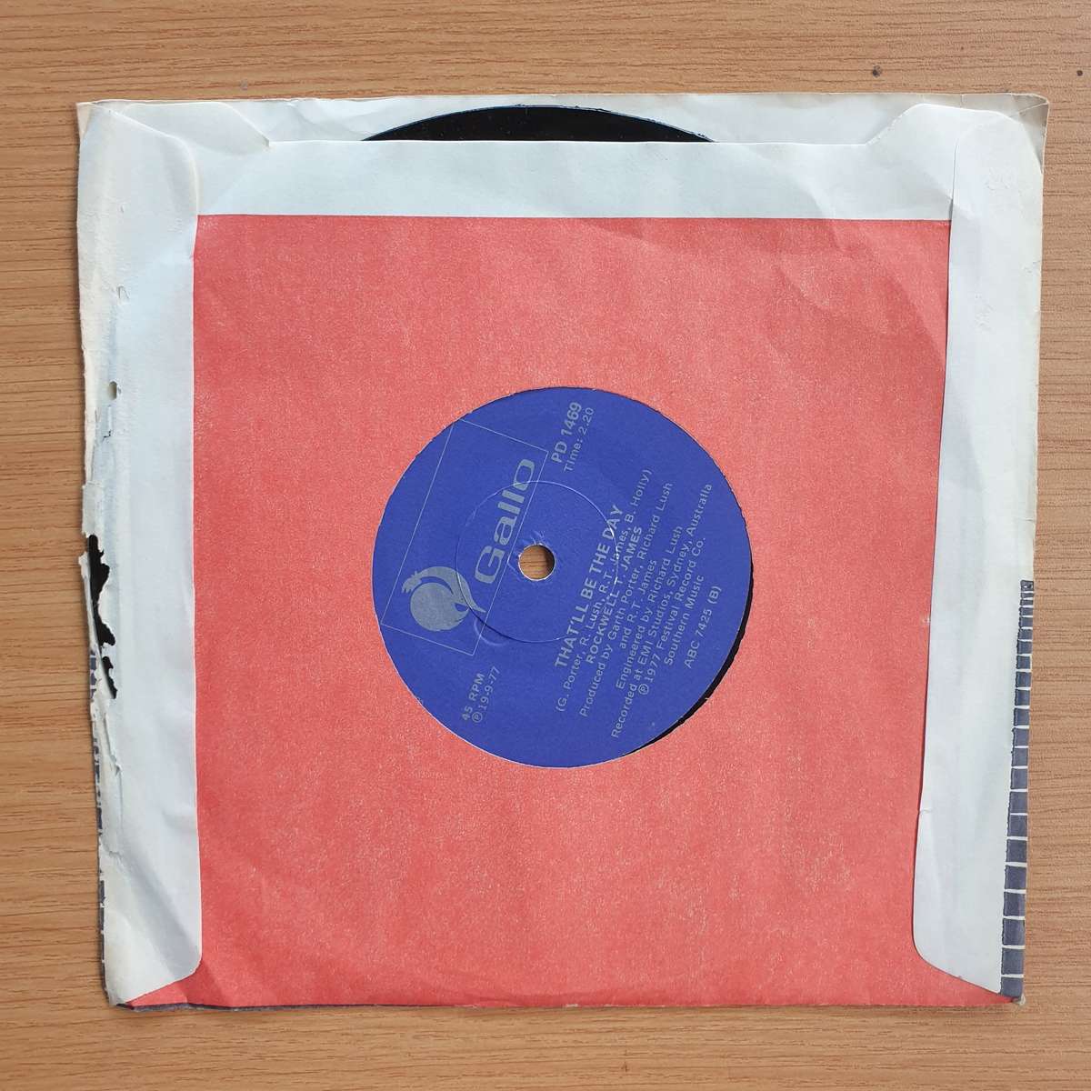 Rockwell T. James  Roxanne / That'll Be The Day | Vinyl 7" Single | (VG+)
