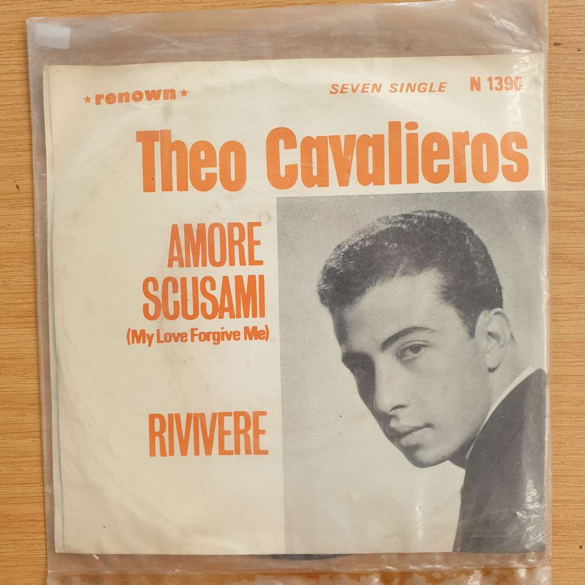 Theo Cavalieros  Amore Scusami (My Love Forgive Me) | Vinyl 7" Single | (VG+)