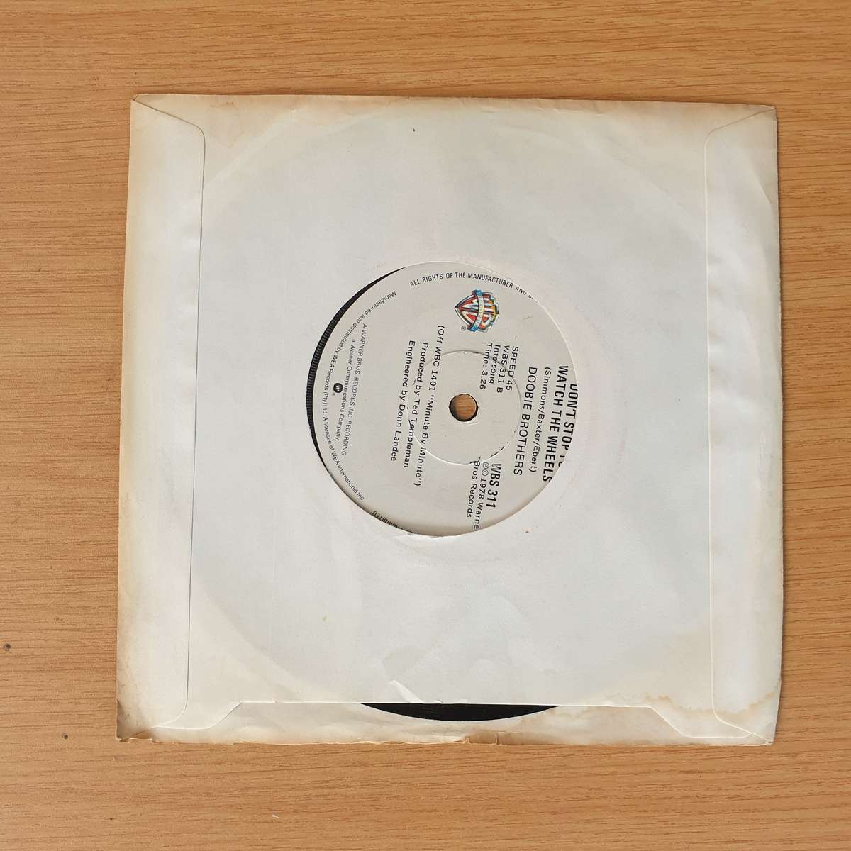 The Doobie Brothers  What A Fool Believes | Vinyl 7" Single | (VG+)