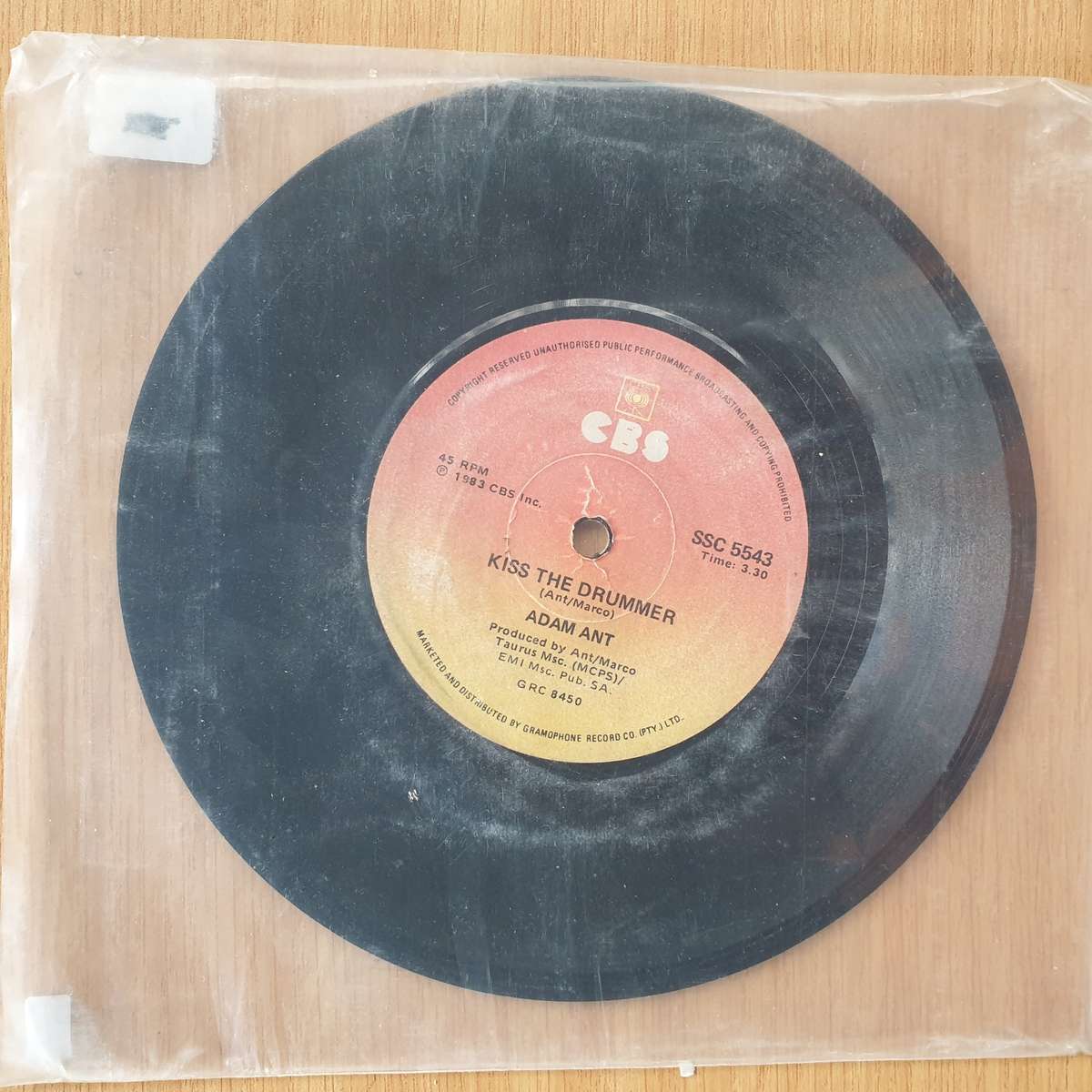 Adam Ant  Puss'N Boots | Vinyl 7" Single | (VG+)