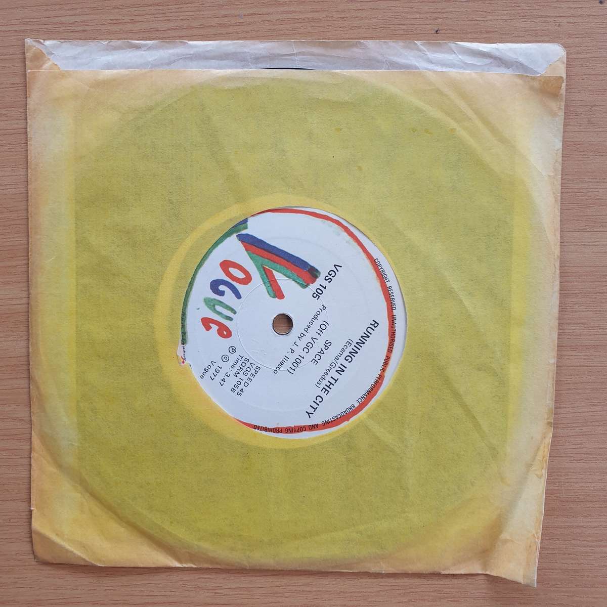 Space  Prison / Running In The City | Vinyl 7" Single | (VG+)