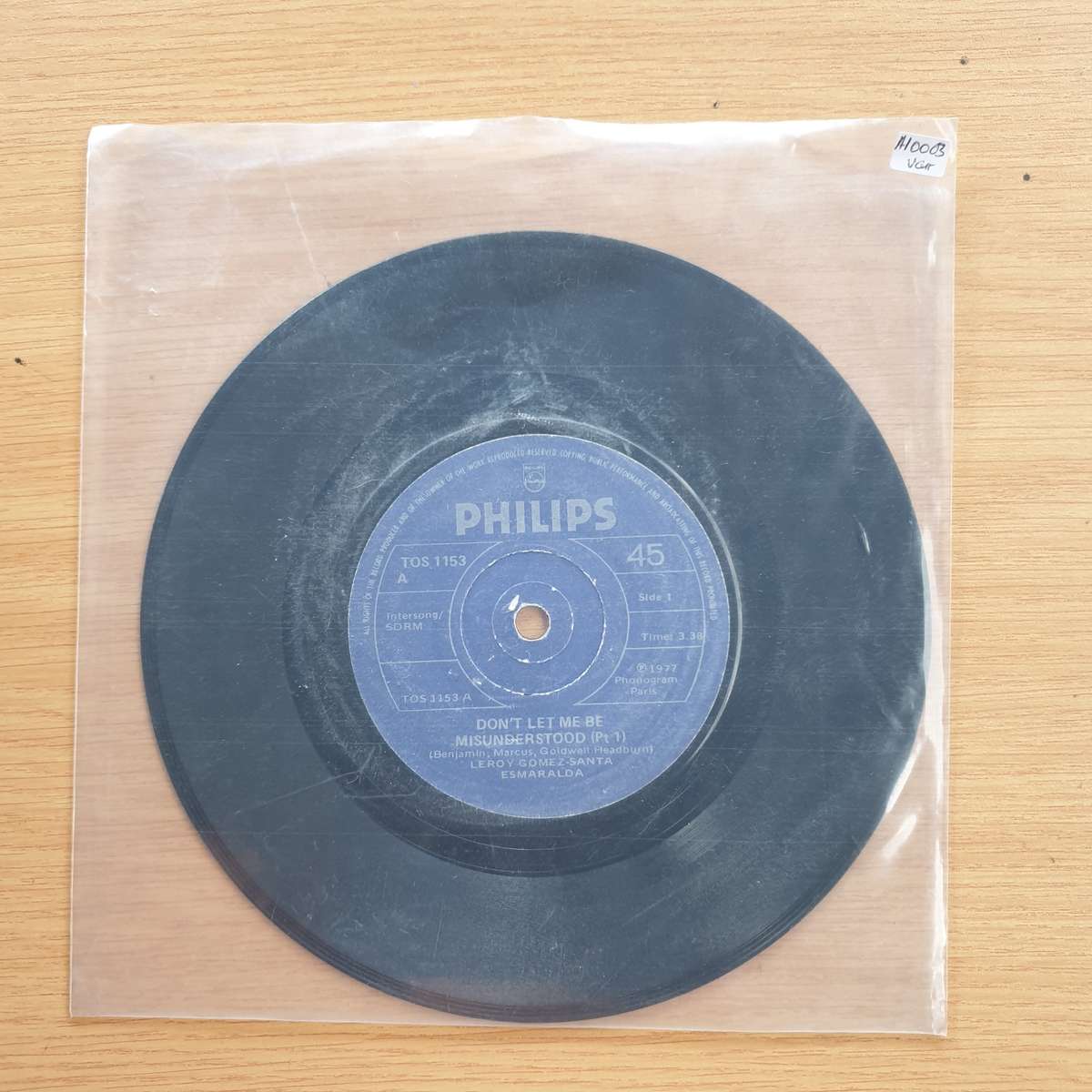 Leroy Gomez And Santa Esmeralda  Don't Let Me Be Misunderstood | Vinyl 7" Single | (VG+)