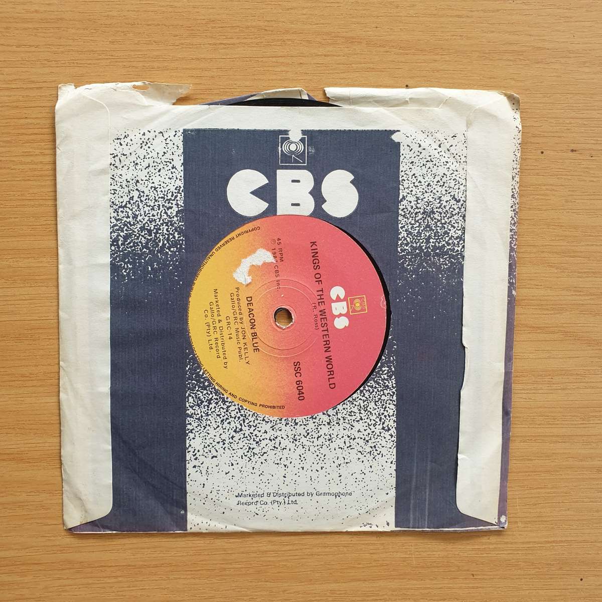 Deacon Blue  Loaded / Kings Of The Western World | Vinyl 7" Single | (VG+)