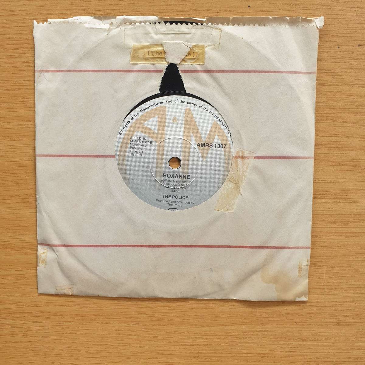 The Police  Walking On The Moon | Vinyl 7" Single | (VG+)