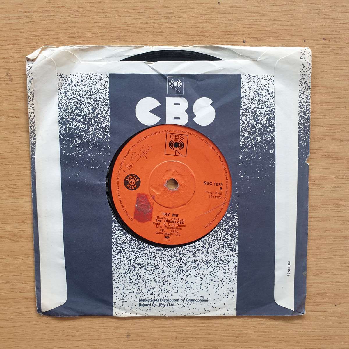 The Tremeloes  Me And My Life | Vinyl 7" Single | (VG+)