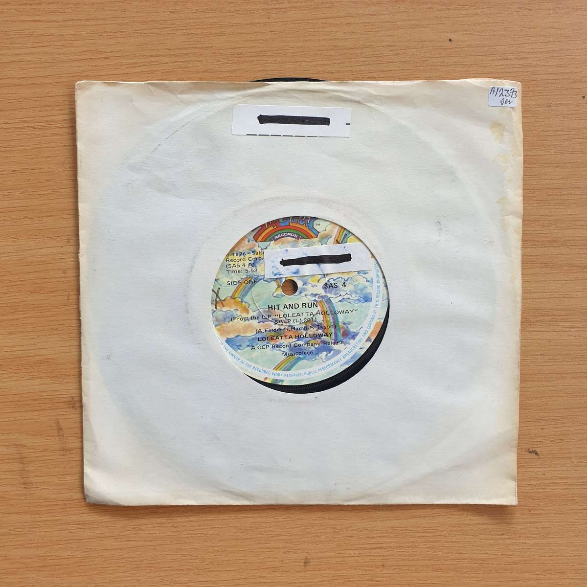 Loleatta Holloway  Hit And Run | Vinyl 7" Single | (VG+)