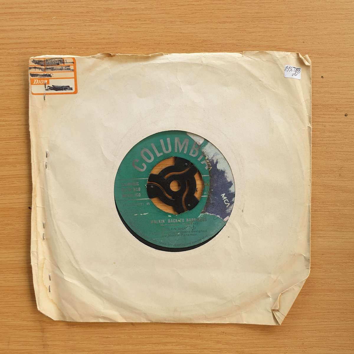Helen Shapiro  Walkin' Back To Happiness | Vinyl 7" Single | (VG+)