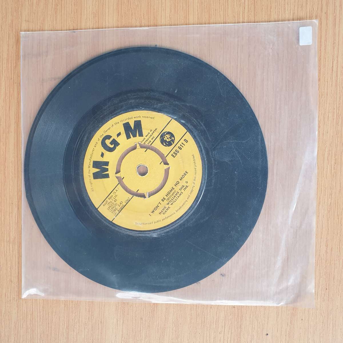 Hank Williams With His Drifting Cowboys  Wedding Bells / I've Just Told Mama Goodbye | Vinyl 7...