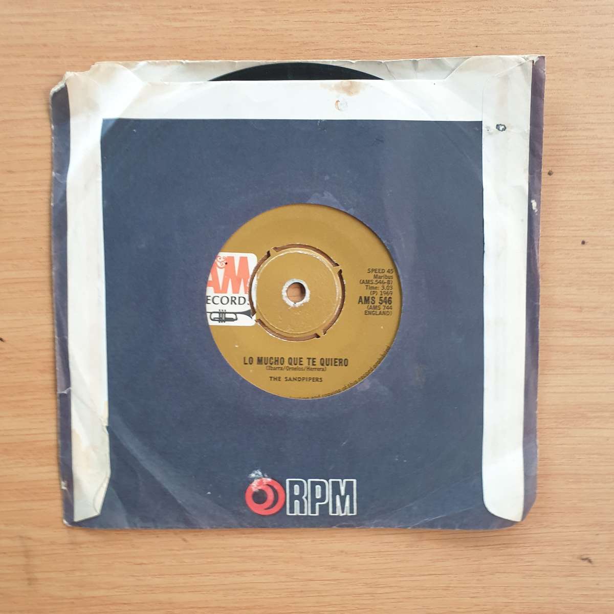 The Sandpipers  Kumbaya | Vinyl 7" Single | (VG+)