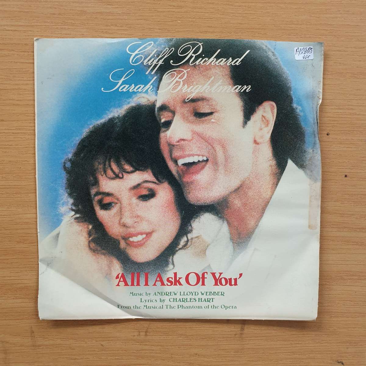 Cliff Richard, Sarah Brightman  All I Ask Of You | Vinyl 7" Single | (VG+)