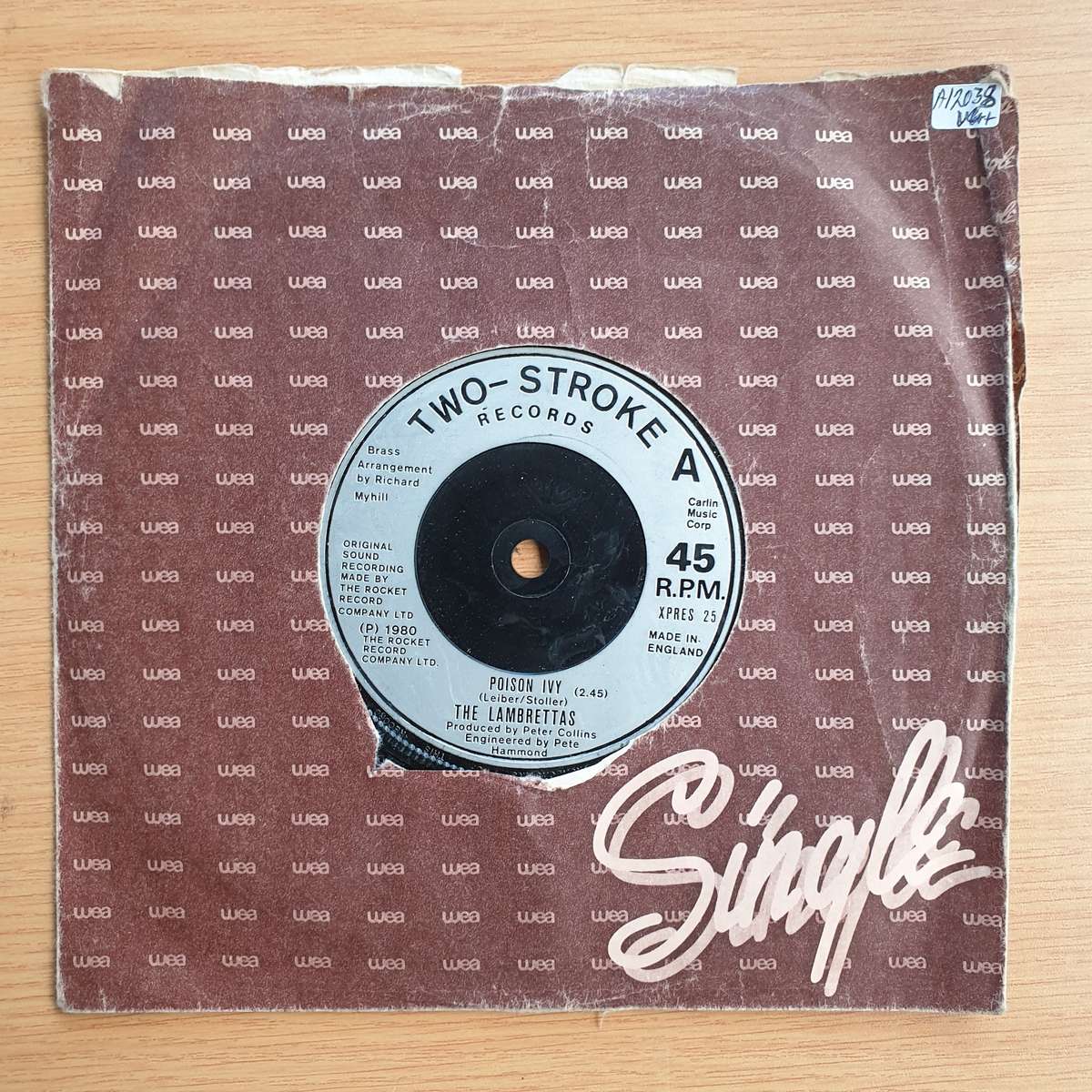 The Lambrettas  Poison Ivy  | Vinyl 7" Single | (VG+)