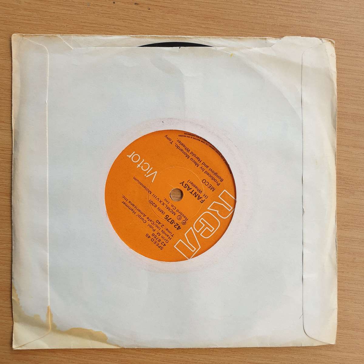 Meco   Themes From The Wizard Of Oz / Fantasy  | Vinyl 7" Single | (VG+)
