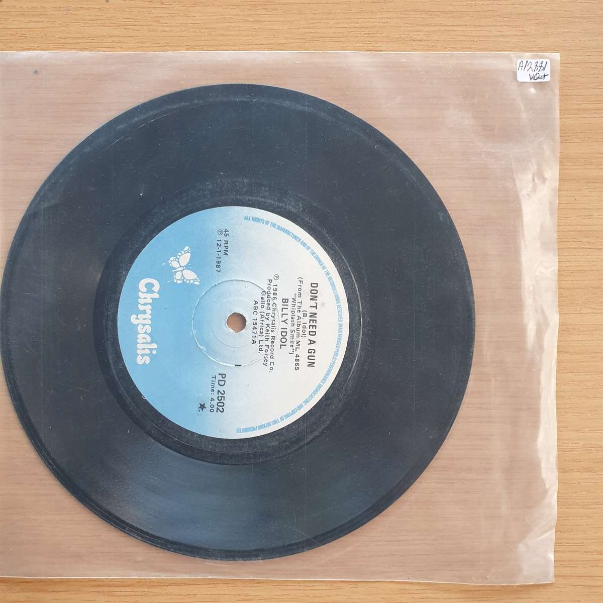 Billy Idol  Fatal Charm  | Vinyl 7" Single | (VG+)