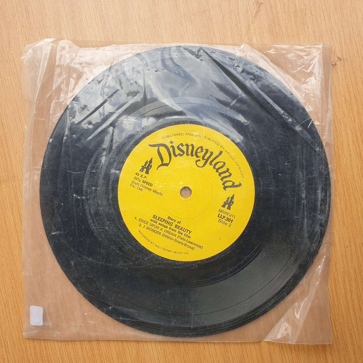 Robie Lester  Story Of Sleeping Beauty | Vinyl 7" Single | (VG+)