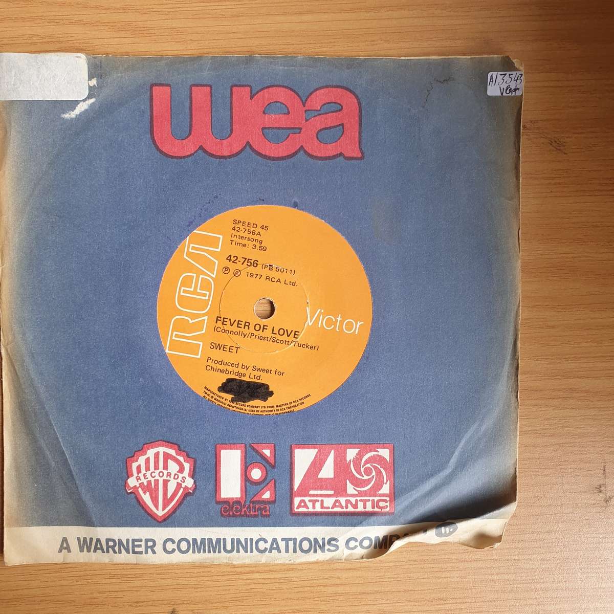 Sweet  Fever Of Love | Vinyl 7" Single | (VG+)