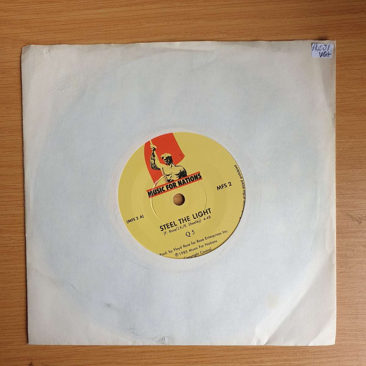 Q5  Steel The Light / Rock On | Vinyl 7" Single | (VG+)