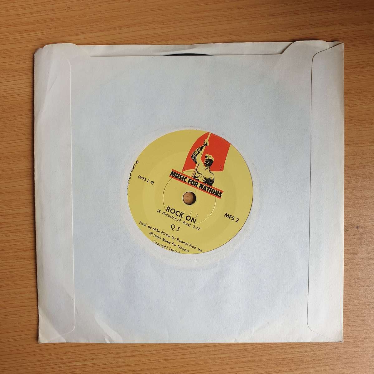 Q5  Steel The Light / Rock On | Vinyl 7" Single | (VG+)