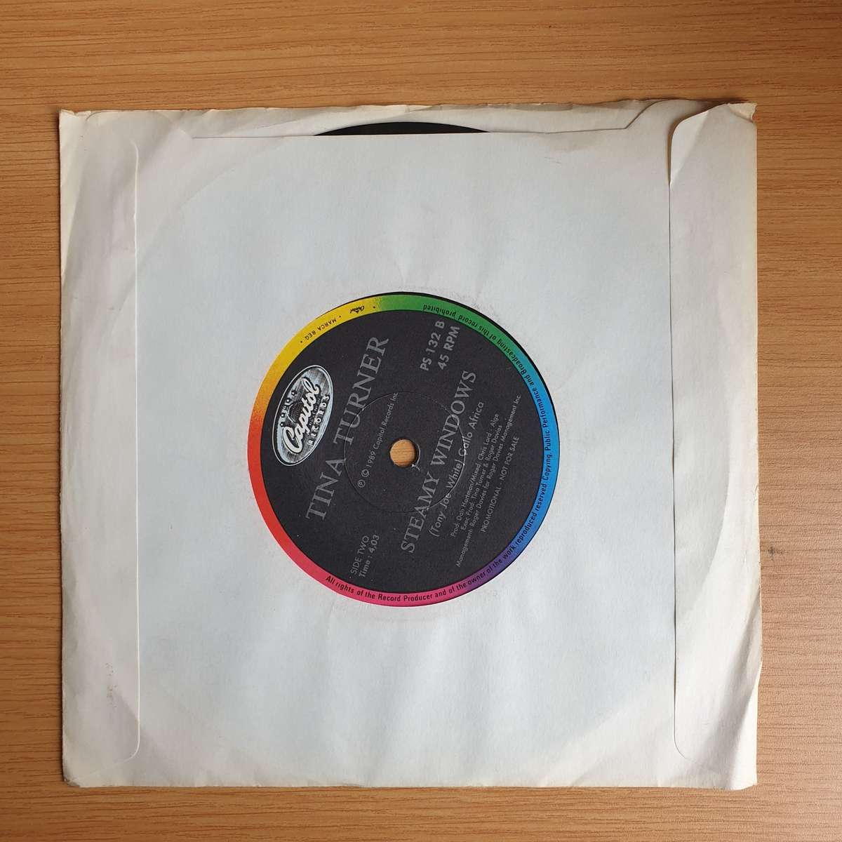 Tina Turner  The Best | Vinyl 7" Single | (VG+)