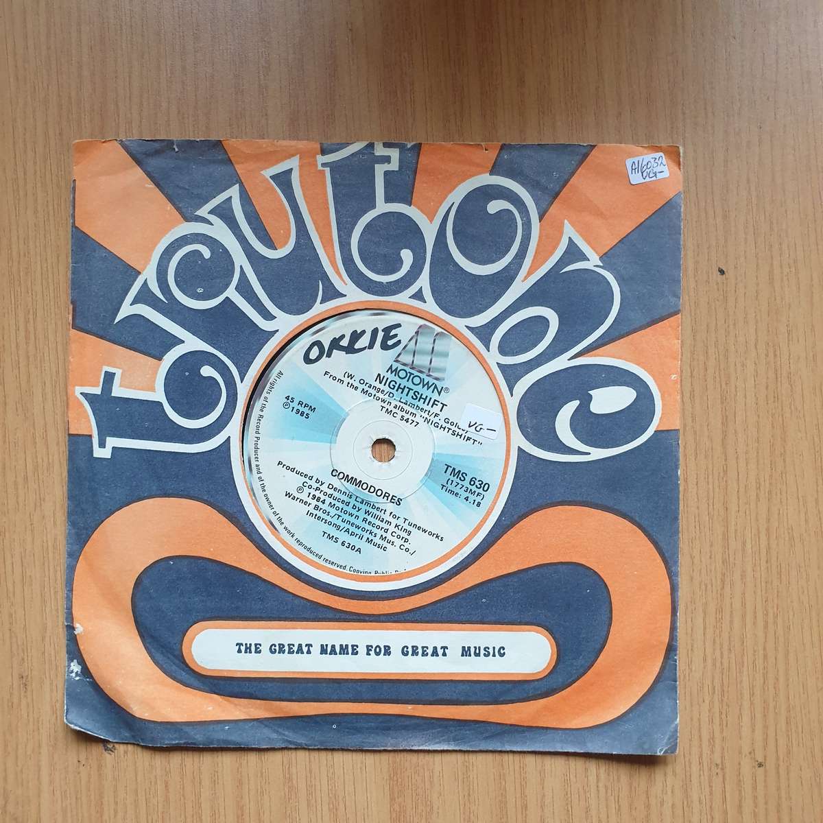 Commodores  Nightshift / I Keep Running | Vinyl 7" Single | (VG-)