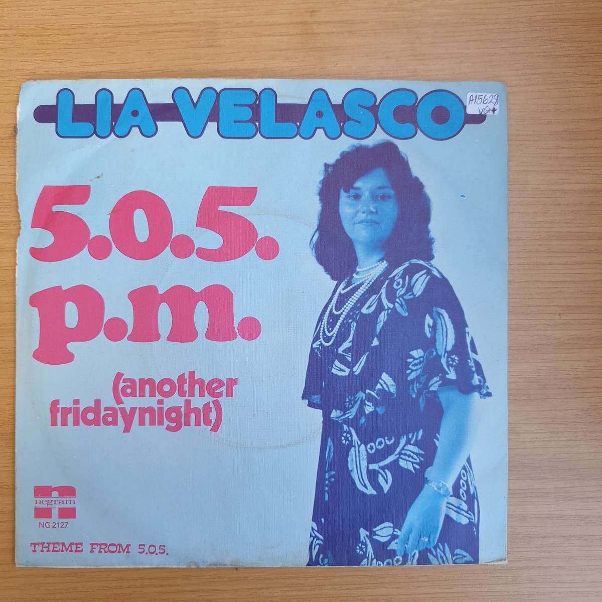 Lia Velasco  5.0.5. P.M. (Another Fridaynight) | Vinyl 7" Single | (VG+)